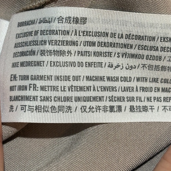 Abercrombie & Fitch Women Long sleeve Y2K BabyDoll Crop Top Sz S Smocked Evening - Picture 9 of 14